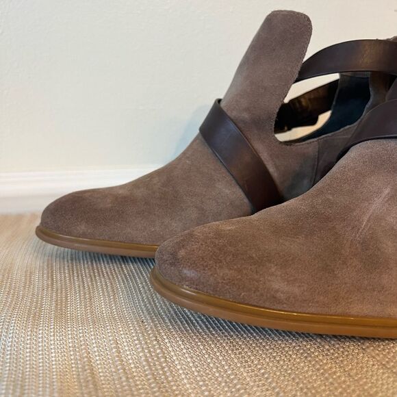 Isola Davan Ankle Boots Havana Brown Alaska Suede Size 10M - Picture 4 of 16